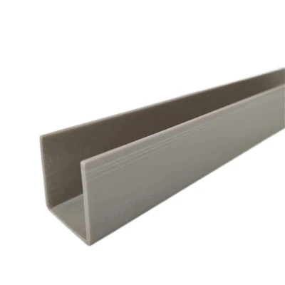 PVC U sekcijų strypų priedai